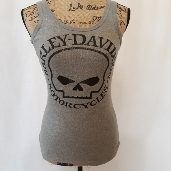 Harley-Davidson Tops - Harley Davidson Willie G skull tank, medium. BOGO